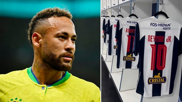 Alianza Lima obsequió camisetas personalizadas a jugadores de la selección de Brasil