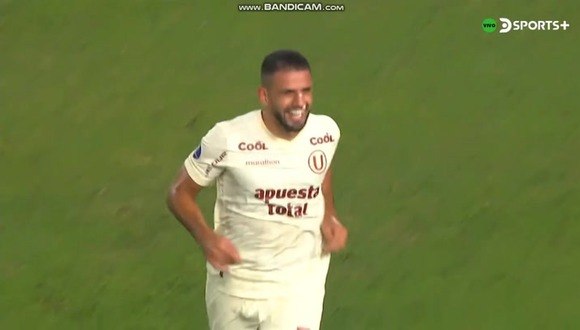Matías Di Benedetto marcó el 2-0 de Universitario sobre Santa Fe. (Video: DIRECTV)