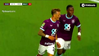 ¡Definió como delantero! El gol agónico de Oliver Sonne para clasificación de Burnley