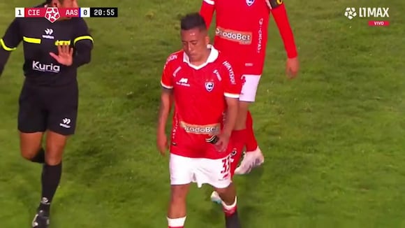Christian Cueva se lesionó y salió a los 21 minutos en el Cienciano vs. Alianza Atlético. (Video: L1 MAX)