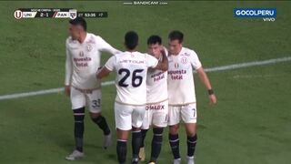 ¡Con suspenso! Gol de José Rivera para el 2-1 de Universitario vs. Panamá en la ‘Noche Crema’