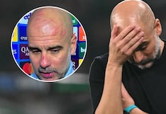 Pep Guardiola apareció con arañazos en el rostro en la conferencia del City: ¿qué le pasó?