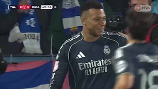 ¡Doble participación de la ‘tortuga’! Autogol de Farrando y gol de Kylian Mbappé para el 2-0 de Real Madrid vs. Talavera