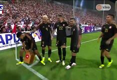 ¡Gol de Joao Grimaldo! Apareció en el área para poner el 1-0 de Perú vs. Nicaragua