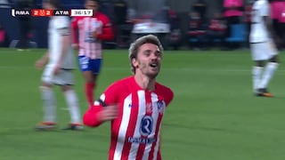 ¡Con un gol histórico! Griezmann marcó el 2-2 del Real Madrid vs. Atlético Madrid