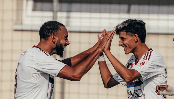 El suizo-peruano Alonzo Vincent debutó con gol en Suiza. (Foto y video: Servette)