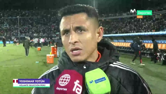 Yoshimar Yotún tras la derrota ante Uruguay por las Eliminatorias 2026 | VIDEO: Movistar