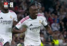 ¡Celebración con suspenso! Gol de Diomande a favor del Real Madrid ante Villarreal