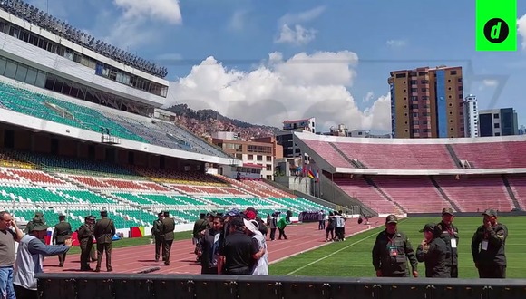 Se ultiman detalles en el estadio Hernando Siles para el duelo entre Perú y Bolivia. (Video: César Vivar / Depor)