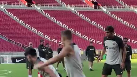 Barcelona se alista para amistoso ante Arsenal. (Video: Barcelona)