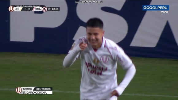 Gol de Jairo Concha para el 1-0 de Universitario. (Video: GOLPERU)