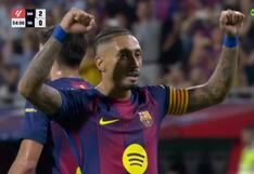 ¡Armaron la fiesta! Goles de Raphinha y Fermín López y Lewandowski para el 6-0 de Barcelona vs. Valencia