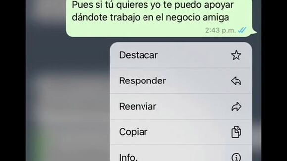 ¿Te ha pasado? Su amiga le pide dinero prestado, le ofrece trabajo y reacción la deja sorprendida. (Video fuente: TikTok)
