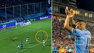 Bryan Reyna fue ovacionado por hinchas de Belgrano tras anotar su primer gol