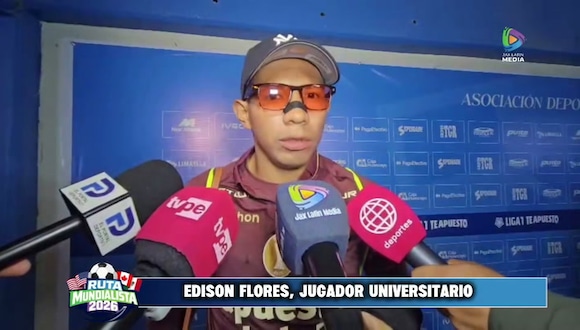 Edison Flores tras el triunfo de Universitario: “Cada partido es una final para nosotros” (VIDEO: Liga 1 Max)