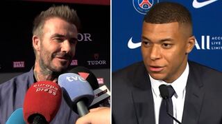 David Beckham se muestra feliz por llegada de Mbappé a Real Madrid