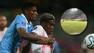 “Es triste”: Miguel Araujo criticó el mal estado de la cancha del Estadio Nacional