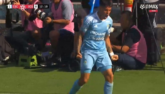 Gol de Santiago González para el 1-0 de Sporting Cristal vs Unión Comercio. (Video: L1 MAX)