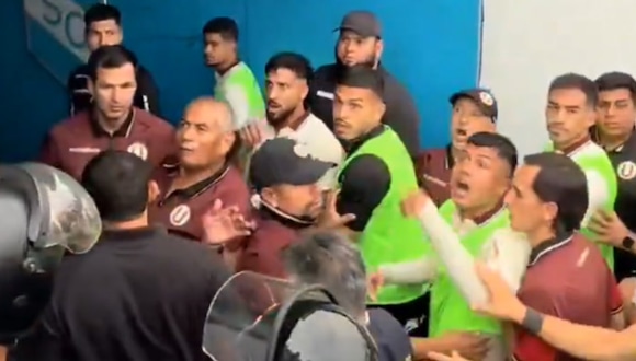 Rabanal, Concha y Fara explotaron contra hinchas de Cristal tras empate. (Foto y video: Difusión X)
