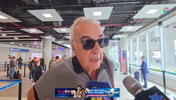 Jorge Fossati a su llegada a Lima. (Video: Jax Latin Media)