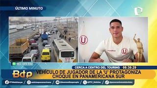 No pasó a mayores: Yuriel Celi protagonizó accidente automovilístico en la Panamericana Sur