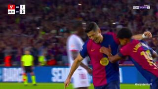 ¡Catarata de goles! Doblete de Lewandowski y el ‘bombazo’ de Pedri para el 3-0 de Barcelona