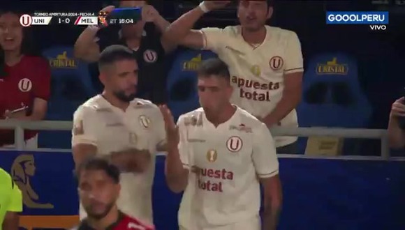 Dorregaray fue el autor del primer gol del partido entre Universitario de Deportes vs. Melgar. (Video: GOLPERU)