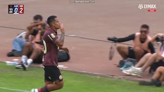 ¡Gran definición! Golazo de Alex Valera para el 3-0 de Universitario vs. Alianza Atlético