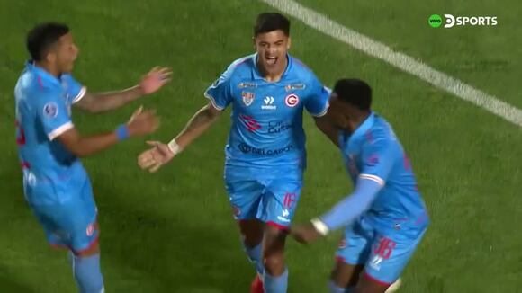 El gol de Beltrán en el Garcilaso vs. Cuiabá (Fuente: DSports)