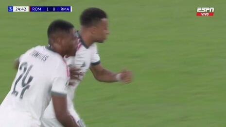 ¡Un salvavidas! Gol de Kylian Mbappé puso el 1-1 del Real Madrid vs. Roma
