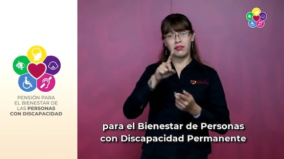 Registro de persona auxiliar de una PCD - (Vídeo: Secretaría de Bienestar).