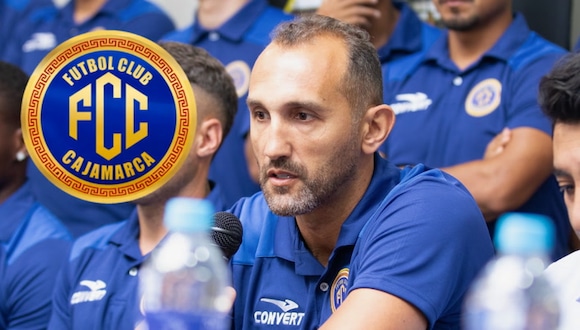 Hernán Barcos fue presentado en conferencia de prensa por FC Cajamarca | VIDEO: FC Cajamarca