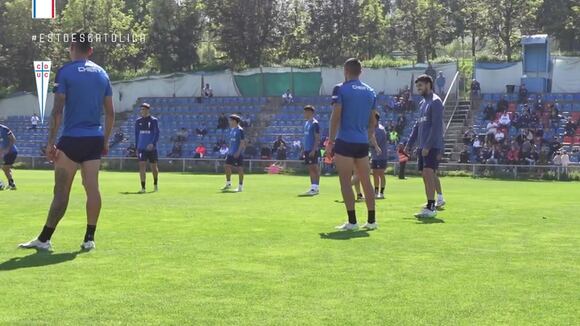 U. Católica se alista para el duelo ante U. de Chile. (Video: U. Católica)