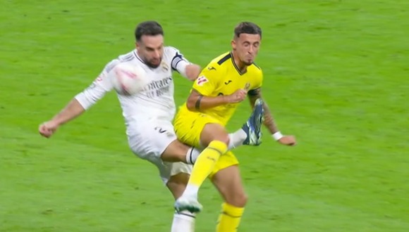 Dani Carvajal lesionado en Real Madrid vs. Villarreal. (Video: ESPN)