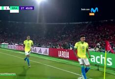 A poco del descanso: gol de Igor Jesús para el 1-1 en el Chile vs Brasil por Eliminatorias 2026