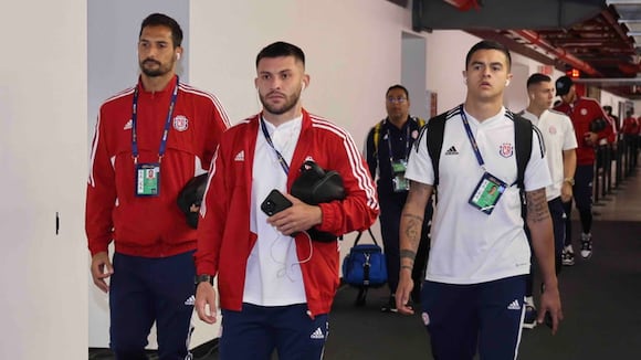 Costa Rica vs. Martinica por la Copa Oro (Video: @fedefutbolcrc).