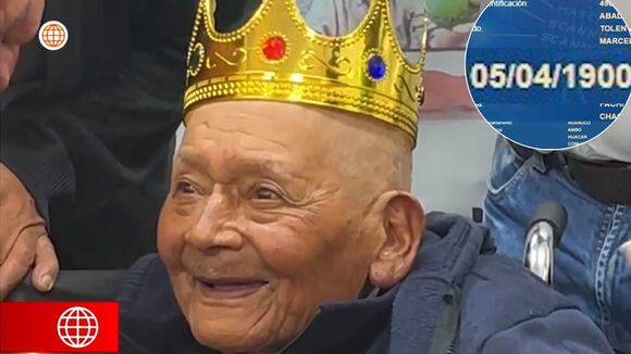 Huánuco: anciano festeja 124 años