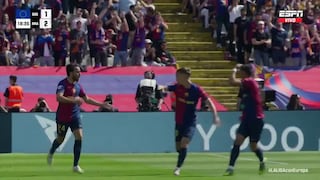 ¿Habrá remontada? Gol de Eric García para el descuento del Barcelona, que pierde 2-1 con Real Madrid