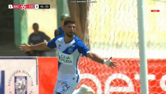 Gol de Renato Espinosa para el 1-0 de Alianza Atlético sobre Sporting Cristal. (Video: L1 MAX)