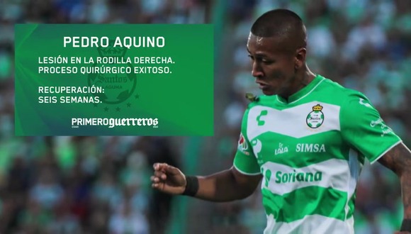 Santos Laguna informó que Pedro Aquino fue operado con éxito. (Video: Santos Laguna)