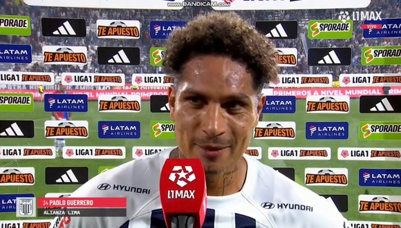 Declaraciones de Paolo Guerrero tras debutar con Alianza Lima. (Video: L1 MAX)