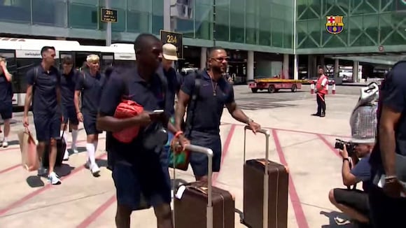 El viaje del Barcelona para la gira de pretemporada por los Estados Unidos. (Video: FC Barcelona)