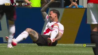 ¡Grito y agonía! Gol de Sebastián Driussi le causó lesión en el 2-0 de River vs Urawa