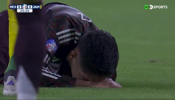 Edson Álvarez salió lesionado en México vs. Jamaica. (Video: DSPORTS)