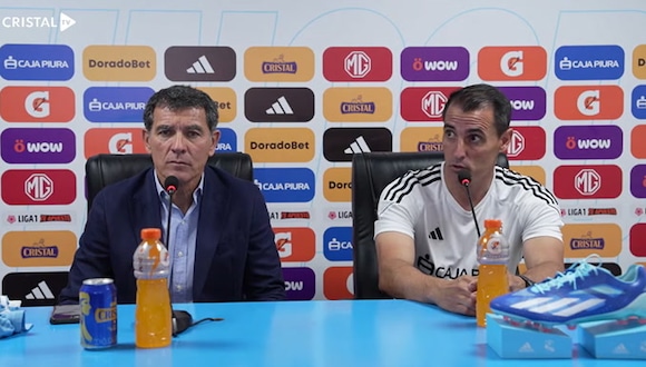 Guillermo Farré y Gustavo Zevallos en conferencia de prensa. (Video: Ubaldo Villabobos - Depor)