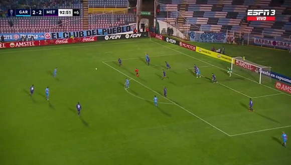 El golazo de Gordillo en el Garcilaso vs. Metropolitanos (Fuente: ESPN)