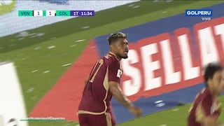 ¡Sueñan con el repechaje! Gol de Josef Martínez para el 2-1 de Venezuela vs. Colombia