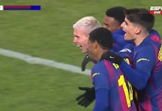 ¡No perdonan! Goles de Dani Olmo y Robert Lewandowski para el 4-2 de Barcelona vs. Slavia Praga