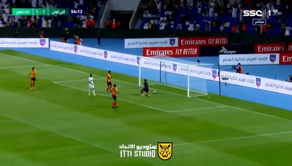 El gol de Karim Benzema con la camiseta de Al-Ittihad. (Video: SSC)