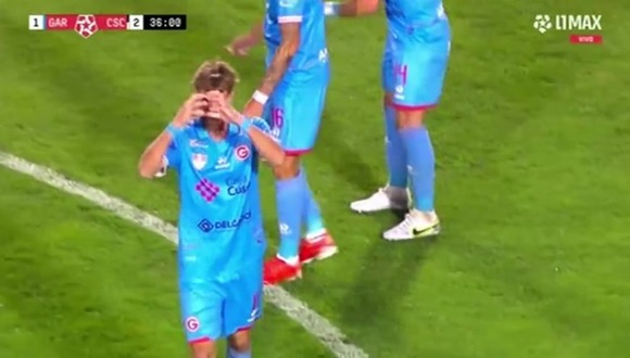 Gol de Gaspar Gentile en el Sporting Cristal vs. D. Garcilaso. (Video: L1 MAX)